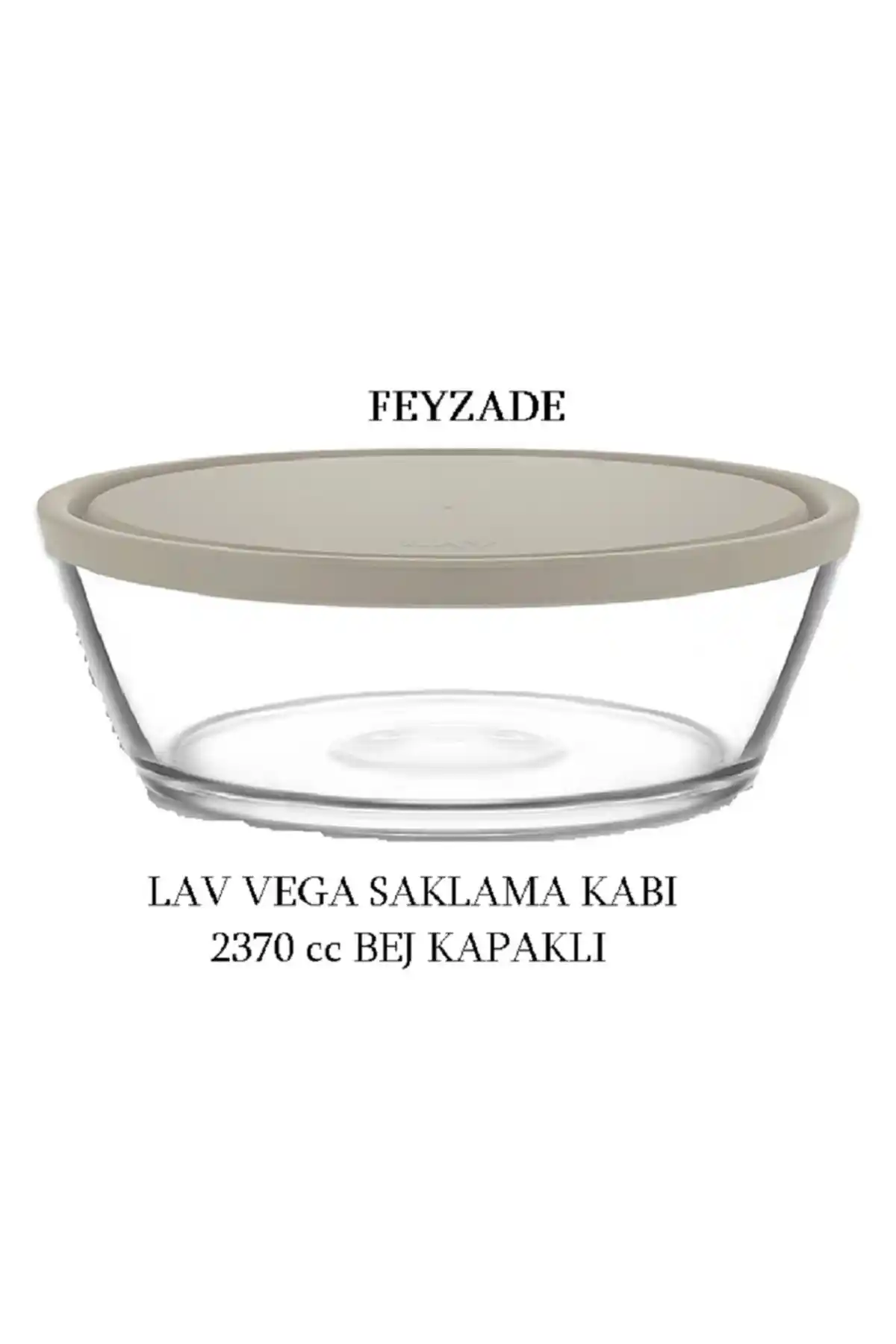 LAV Feyzade Vega Saklama Kabı: Geniş Kapasiteli, Dayanıklı ve Modern Mutfak Çözümü