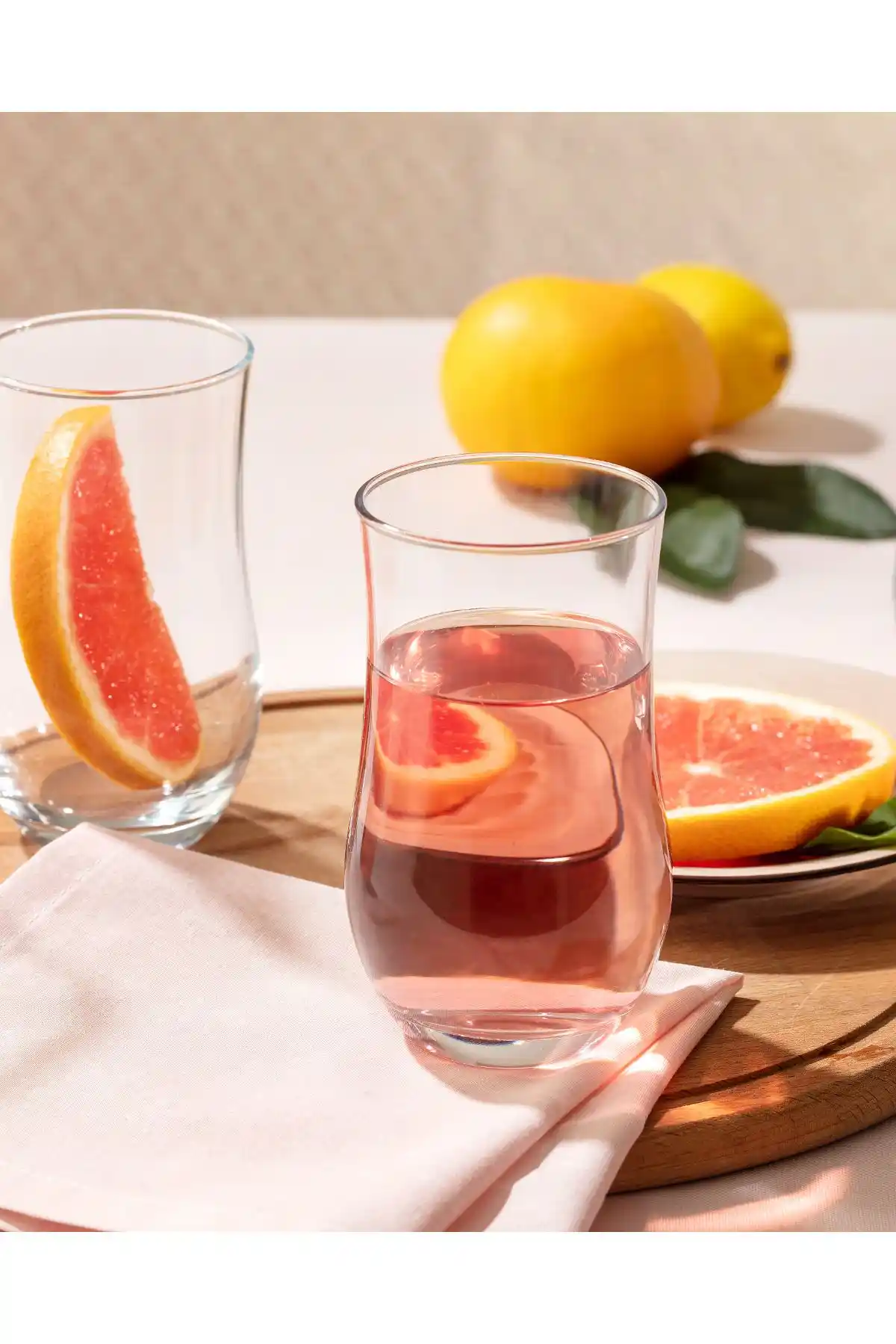 Madame Coco Coralie 4'lü Meşrubat Bardağı Seti Şık ve Dayanıklı Cam Tasarımıyla