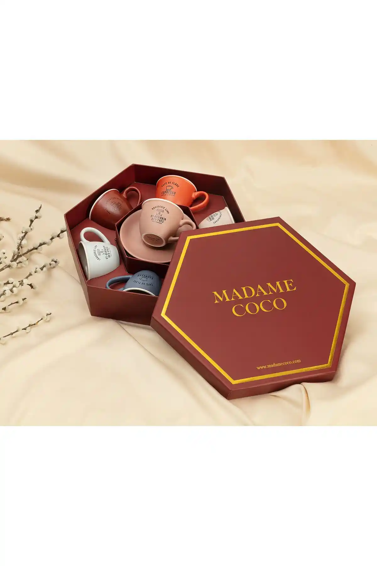 Madame Coco Grand 12 Parça Kahve Fincan Seti Estetik ve Fonksiyonellik Bir Arada