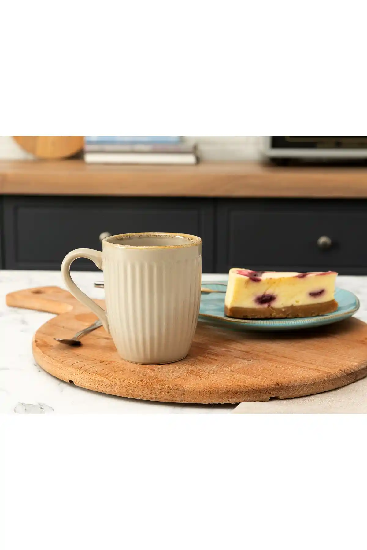 Madame Coco Marguerite Reacy Seramik Kupa 300 ml Beyaz Şık ve Dayanıklı Tasarım