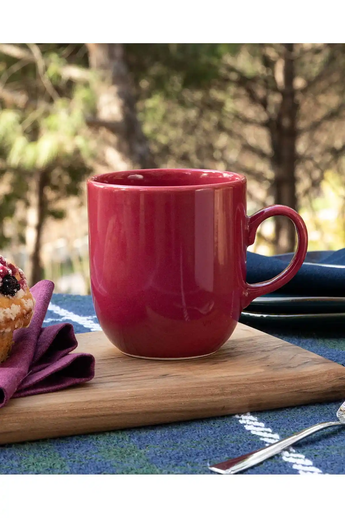 Madame Coco Orchide Kupa: Şık ve Dayanıklı Seramik Tasarım 420 ml Kapasiteyle