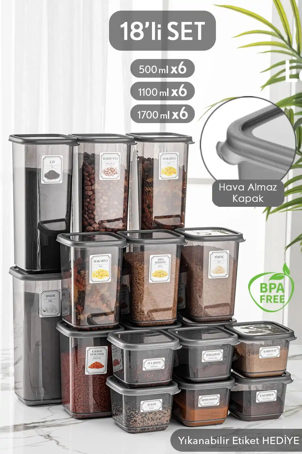 Meleni Home 18'li ve Lena Jumbo Saklama Setleri Karşılaştırması