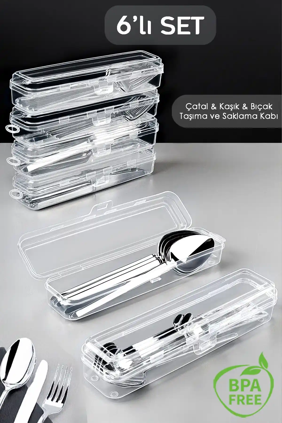 Meleni Home 6'lı Saklama Kutusu Seti ile Mutfak Düzeninizi Geliştirin