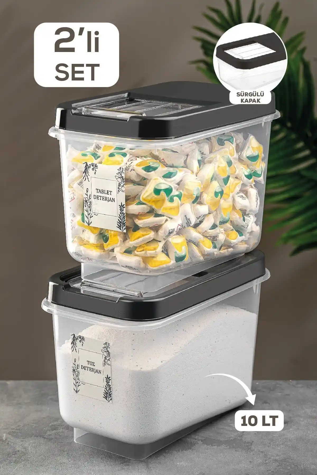 Meleni Home Deterjan Saklama Kutuları Karşılaştırması 10 Litre ve 7,5 Litre Ürünlerin Özellikleri