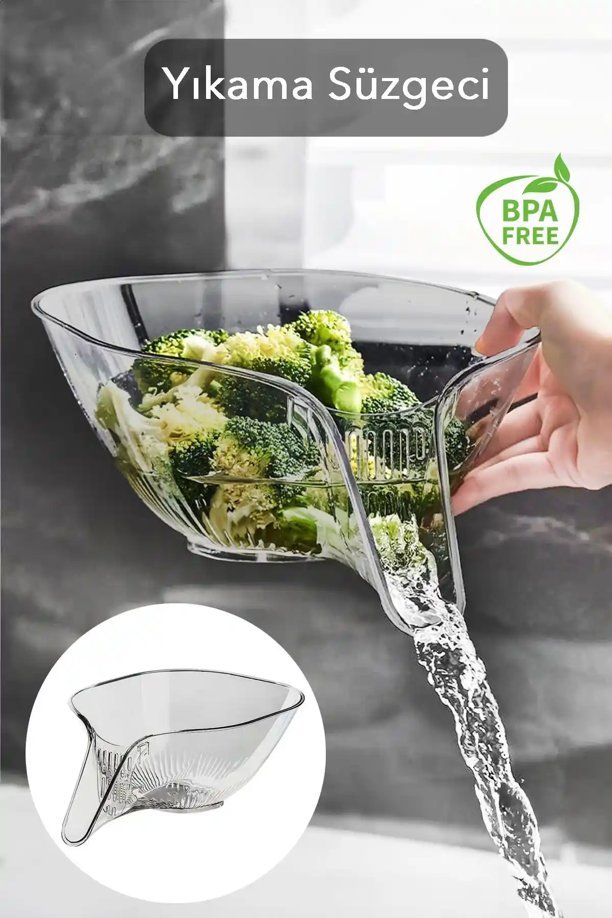 Meleni Home Pratik Mutfak Süzgeci: Dayanıklı ve Kullanışlı Çok Amaçlı Mutfak Aksesuarı