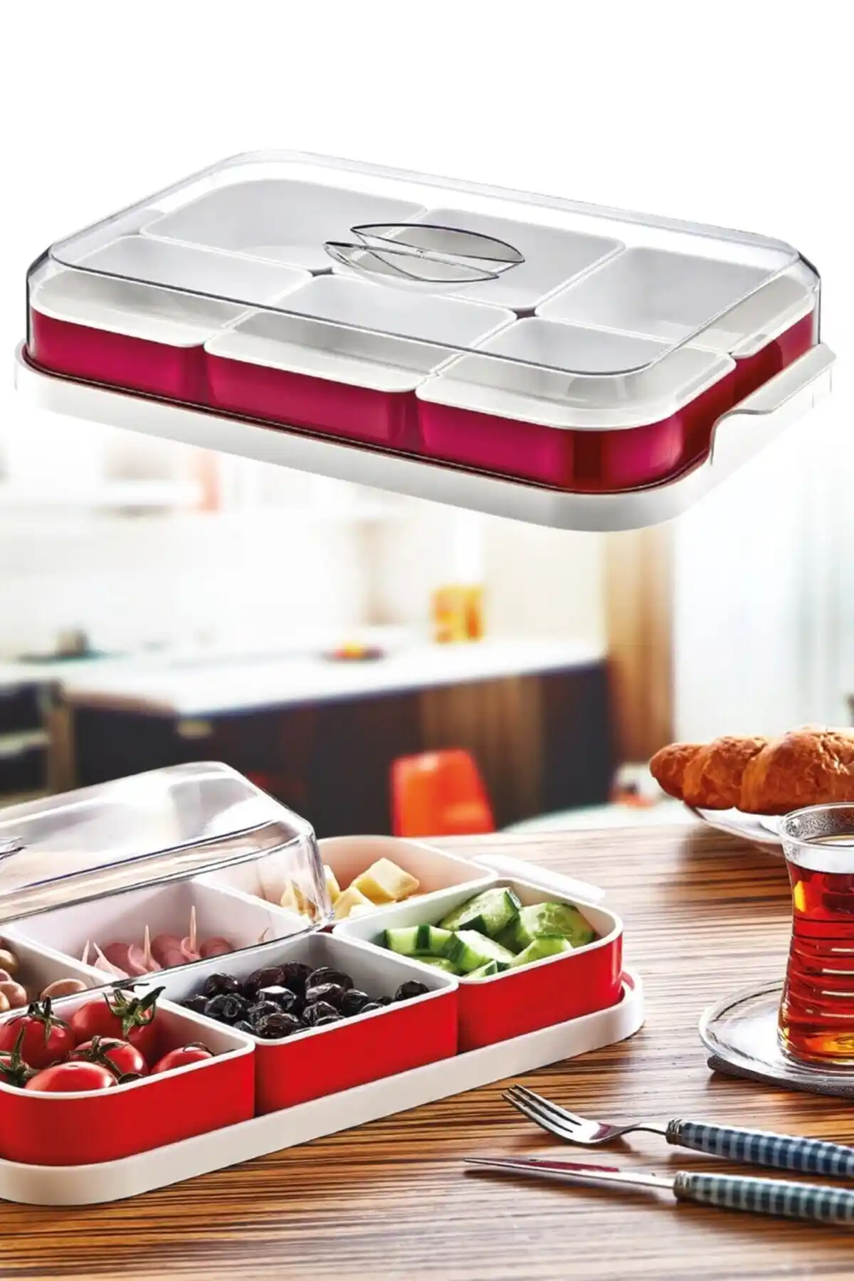 Meleni Home ve Porsima Tepsili Kahvaltılık Setleri Karşılaştırması