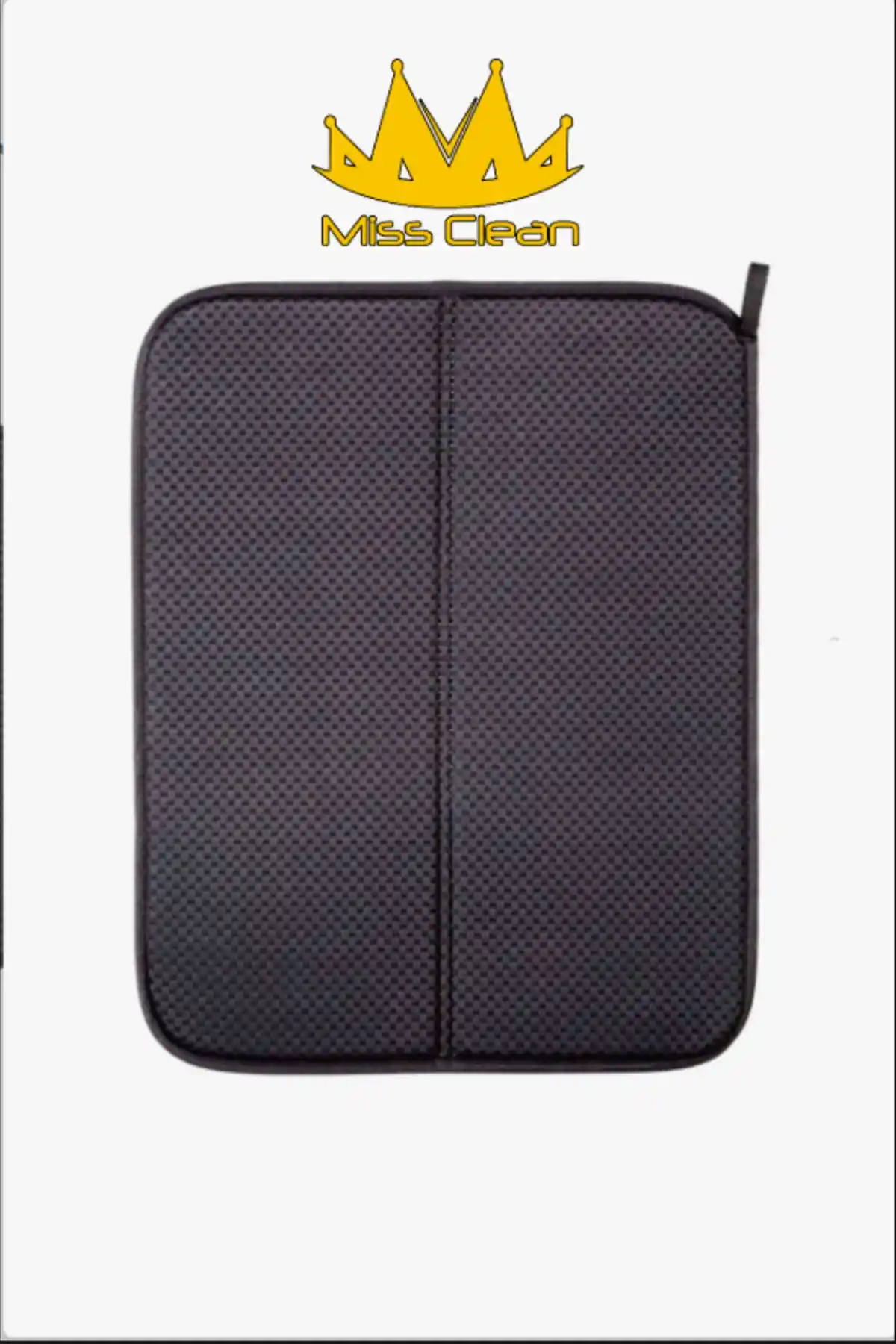 MissClean Gri Mikrofiber Bulaşık Kurulama Matı: Yüksek Emicilik ve Estetik Birlikte