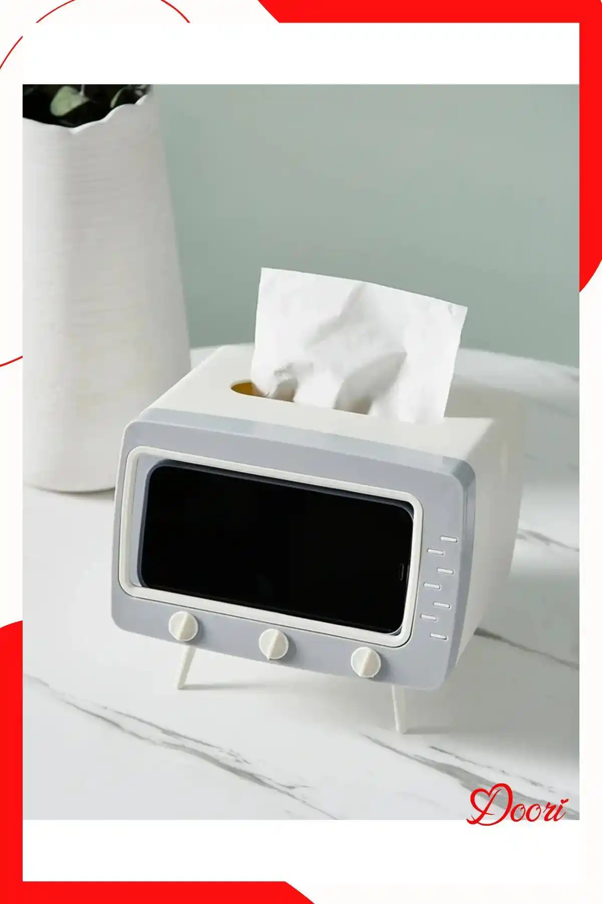 Modern ve Çok Amaçlı Peçete Kutusu ve Telefon Tutucu Dekoratif Çözümler