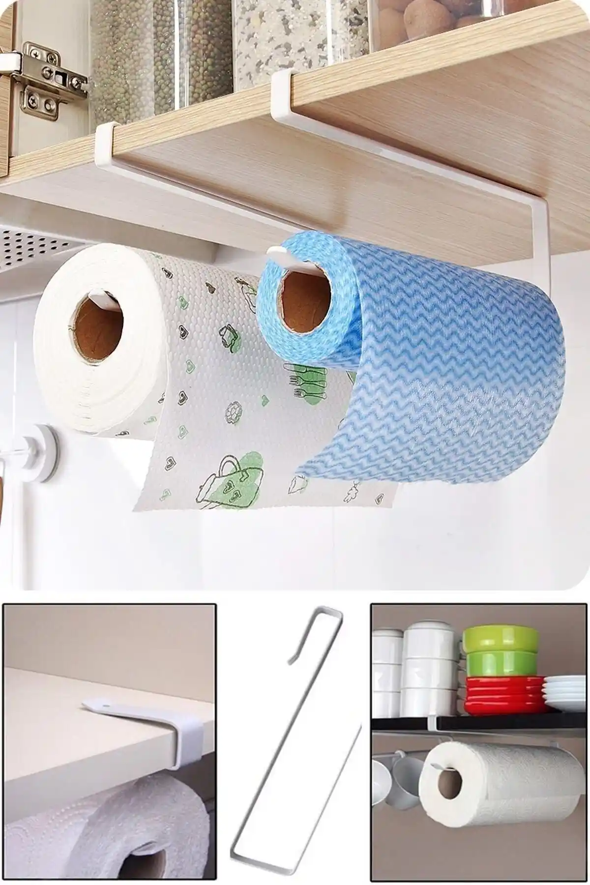 Mutfak ve Banyo İçin Raf Altı ve Yapışkanlı Kağıt Havluluk Karşılaştırması