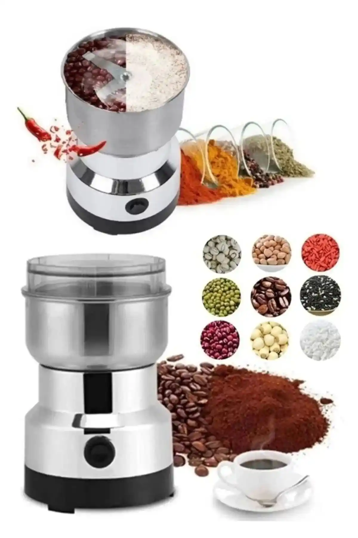 Nima 4 Bıçaklı 350W Elektrikli Öğütücü ile Çok Yönlü Mutfak Kullanımı