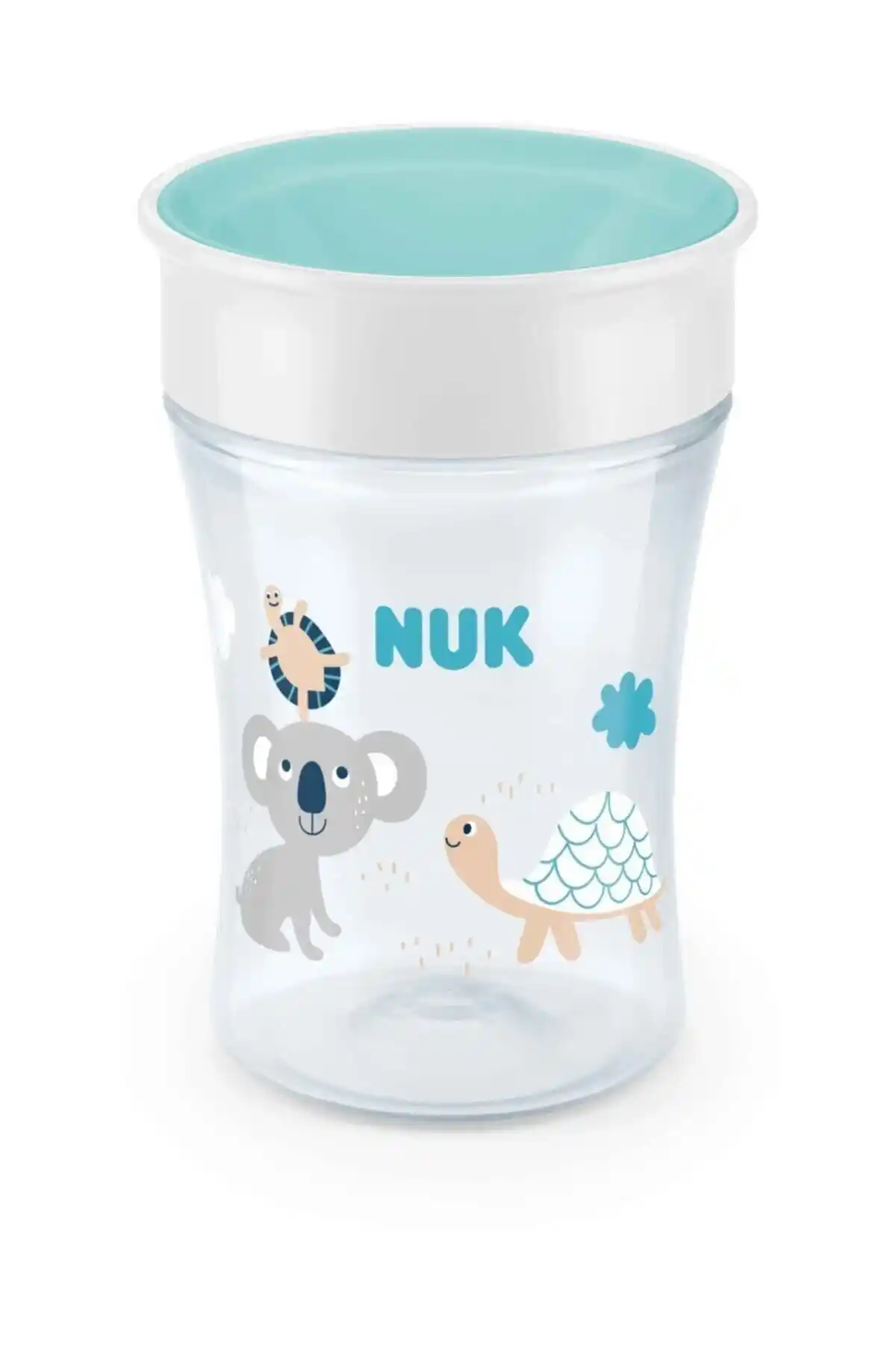 Nuk Yeşil 230 ml Magic Cup çocuklar için güvenli ve dayanıklı pratik suluk seçeneği