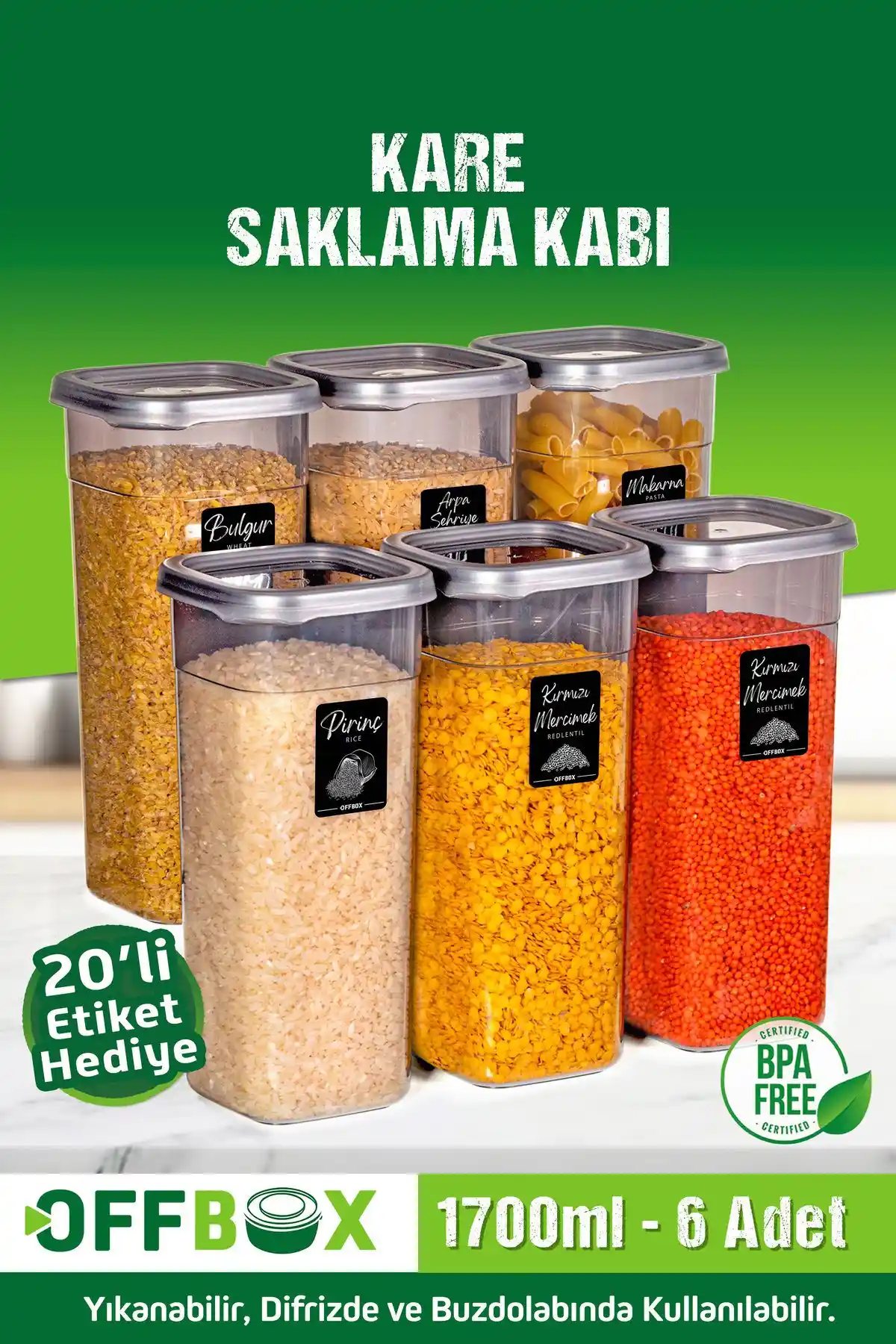 OFFBOX Saklama Kabı Setleri Karşılaştırması: Kare ve Dikdörtgen Modellerin Özellikleri