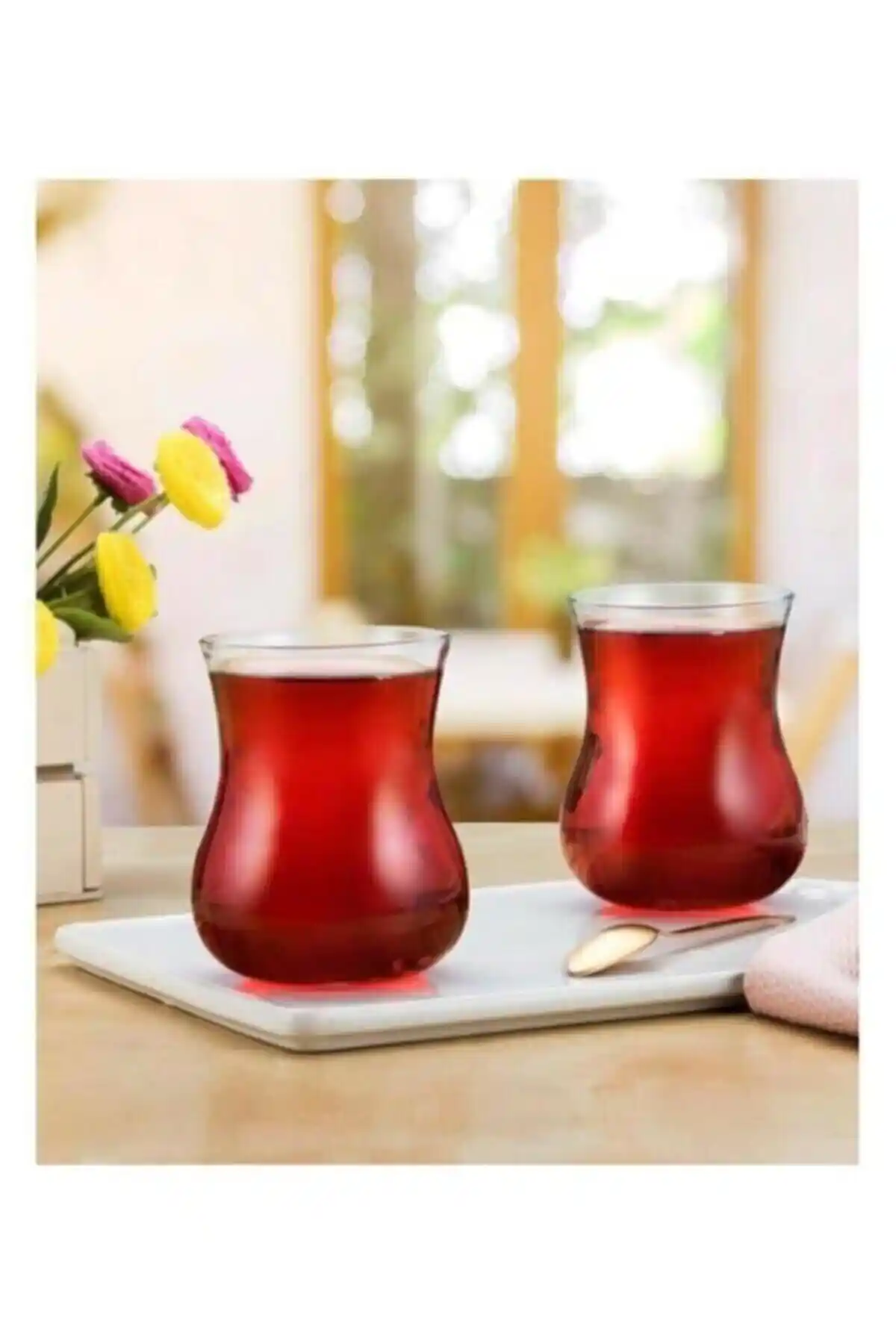 Paşabahçe 42801 Semaver Çay Bardağı: Şık ve Dayanıklı Büyük Boy Çay Bardağı