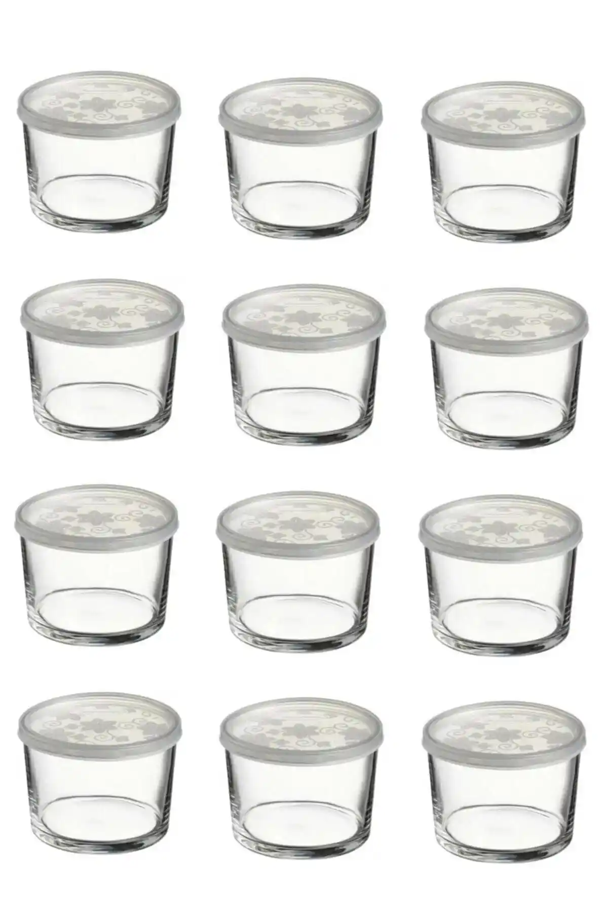 Paşabahçe Kapaklı Cam Saklama Kabı Seti 220 ml dayanıklı ve şık mutfak gereci