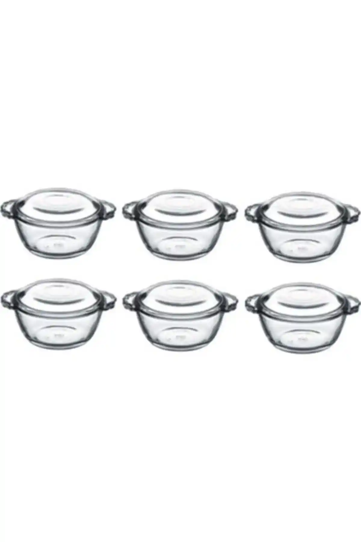 Paşabahçe Mini Saklama Kabı Seti 6'lı - Şık ve Dayanıklı Mutfak Saklama Çözümü