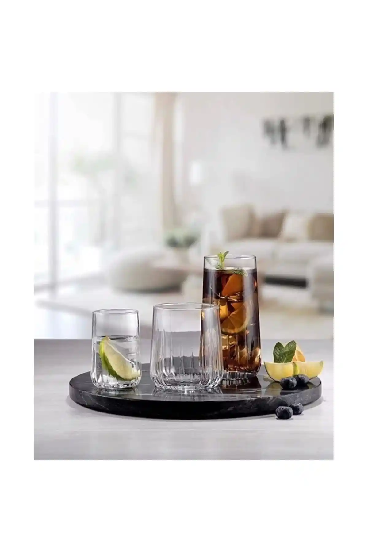 Paşabahçe Nova 18 Parça Bardak Takımı Estetik ve Fonksiyonel Kullanım İçin Uygun