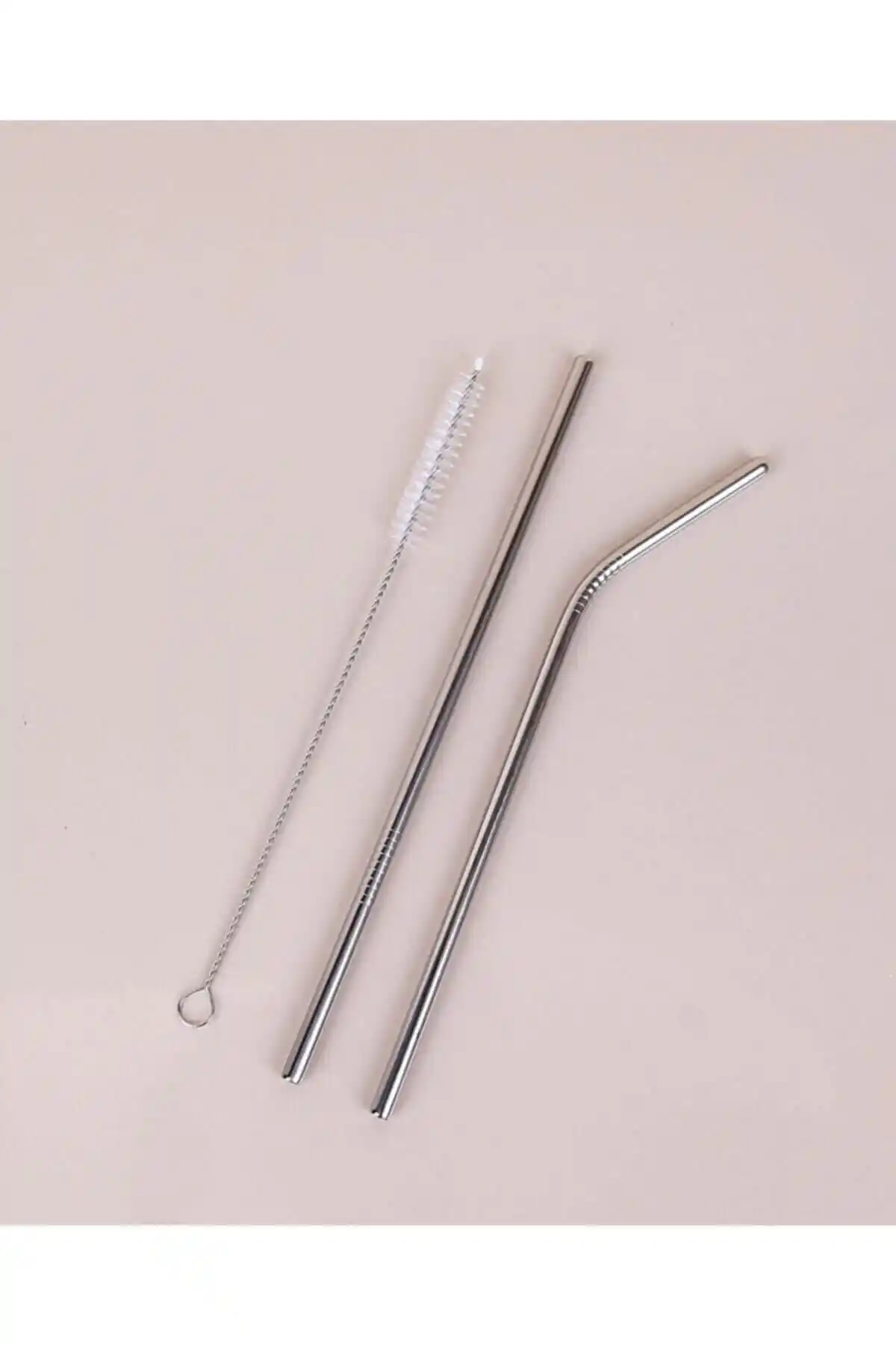 Paslanmaz Çelik Metal Pipet ve Temizleme Fırçası Seti ile Sağlıklı ve Şık İçme Deneyimi