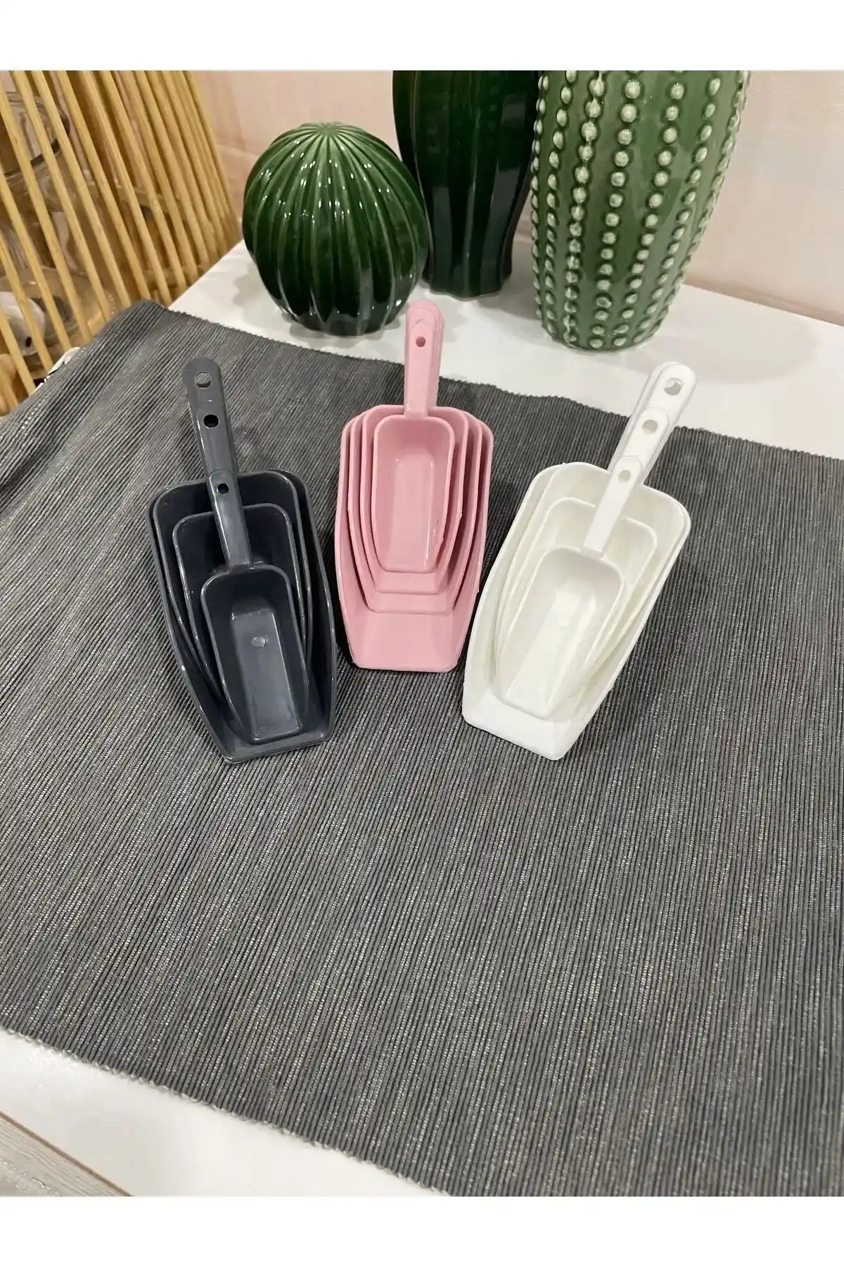 Pink Cat Kitchen 4 Boy Baharat Küreği Seti Pratik ve Şık Mutfak Ölçüm Çözümü