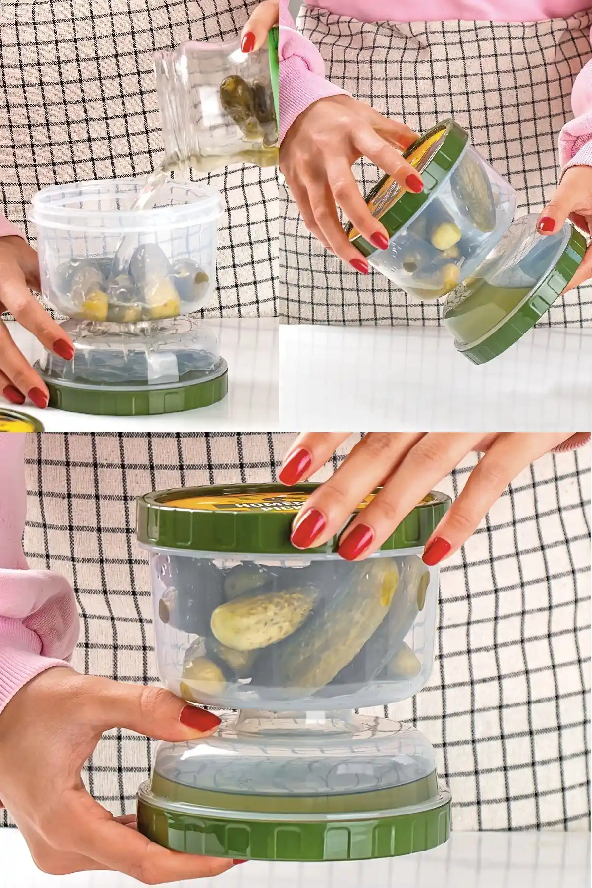 Porsima 02 1391 Kum Saati Süzgeçli Zeytinlik Modern ve Pratik Saklama Çözümü