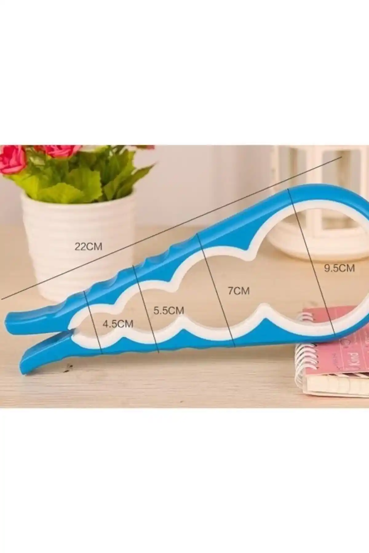 Pratik ve Çok Yönlü Konserve Şişe Kapağı Açma Aparatı - Dayanıklı Plastik Tasarım