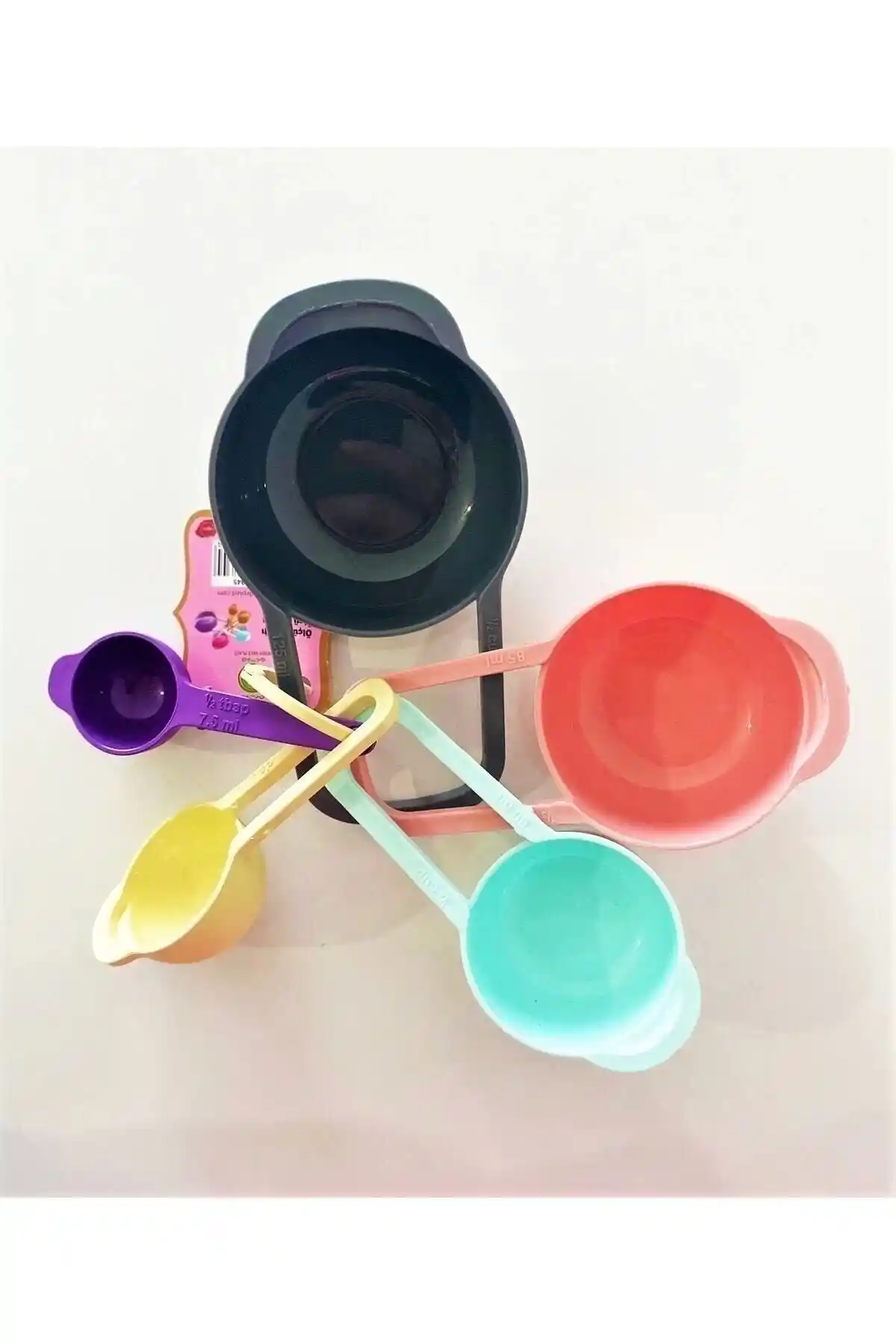 Royaleks 5'li Ölçü Kaşığı Seti: Renkli ve Pratik Mutfak Gereçleri