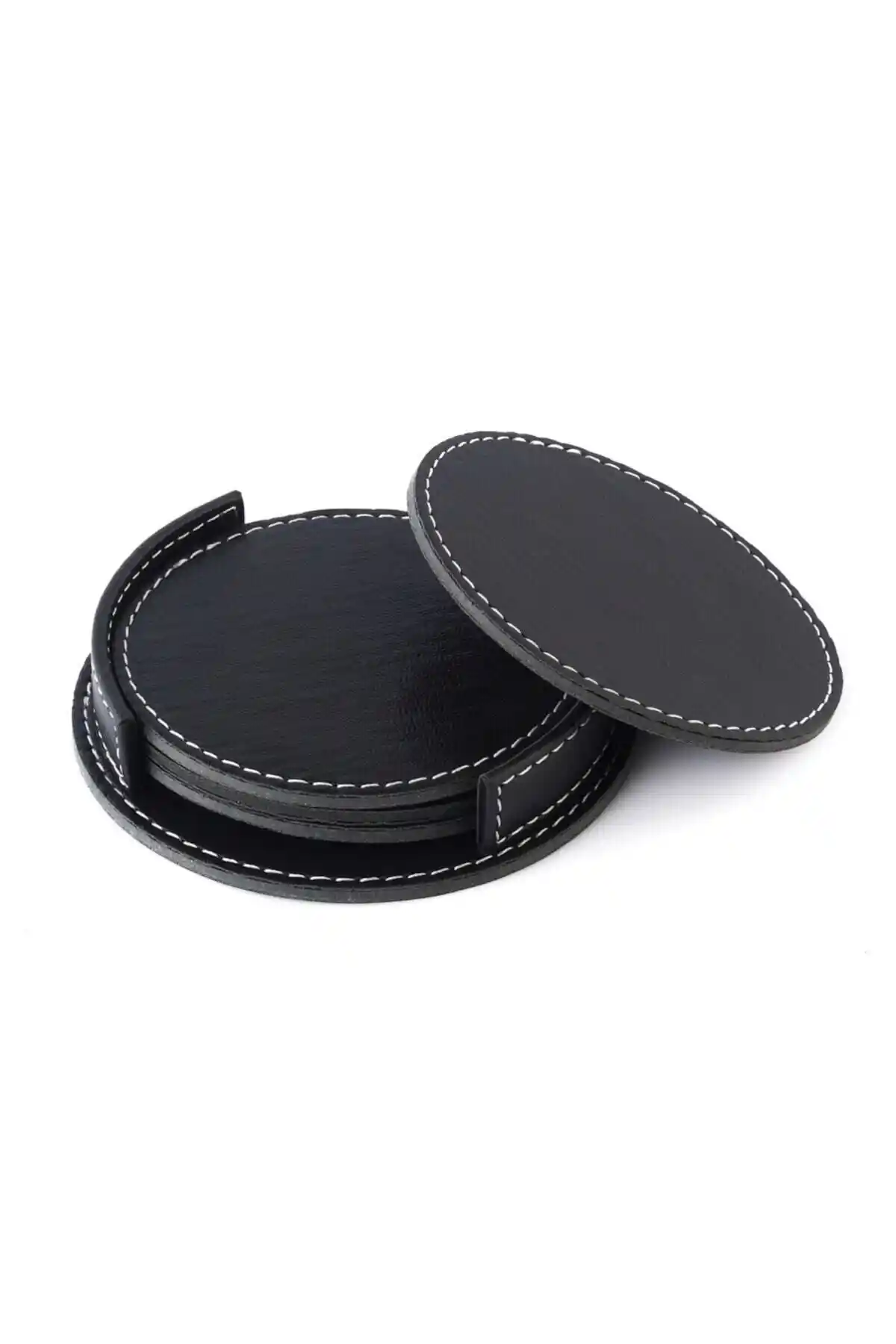 Sedef Silver Suni Deri Bardak Altlığı: Şık ve Dayanıklı Masa Dekorasyonu Seçeneği