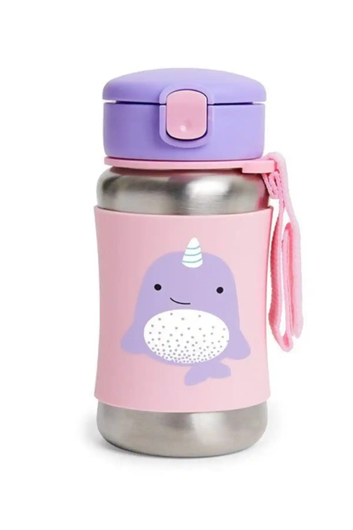 Skip Hop Zoo Narwhal Pipetli Termos Suluk Çocuklar İçin Dayanıklı ve Eğlenceli Tasarım