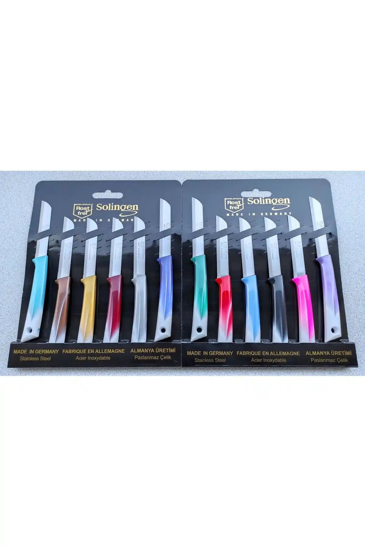 Solingen Meyve Bıçak Setleri Karşılaştırması: Modern ve Simli Gri Modelleri Özellikleri