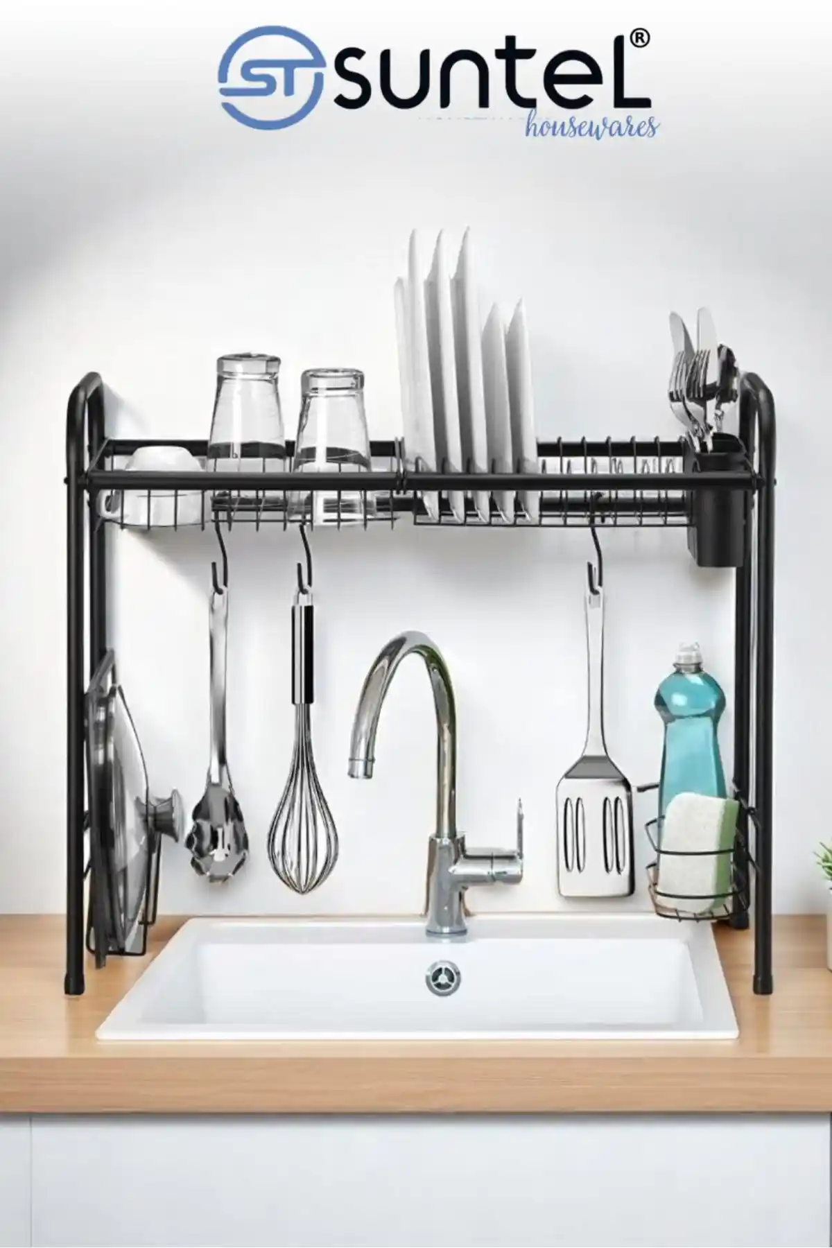 SUNTEL Banyo Mutfak Aksesuarları Üstü Bulaşık Kurutma Rafı ve Teknotel Kb010 Karşılaştırması