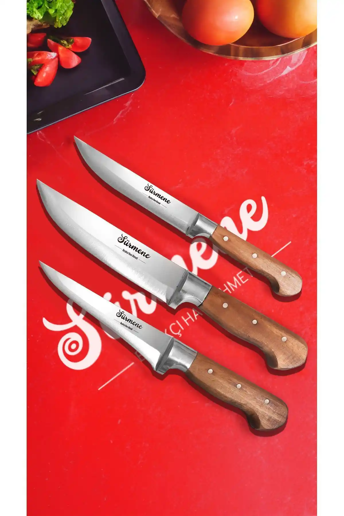 Sürmene Bıçak Setleri Karşılaştırması: 3'lü ve 4 Parça Mutfak Bıçakları Setleri
