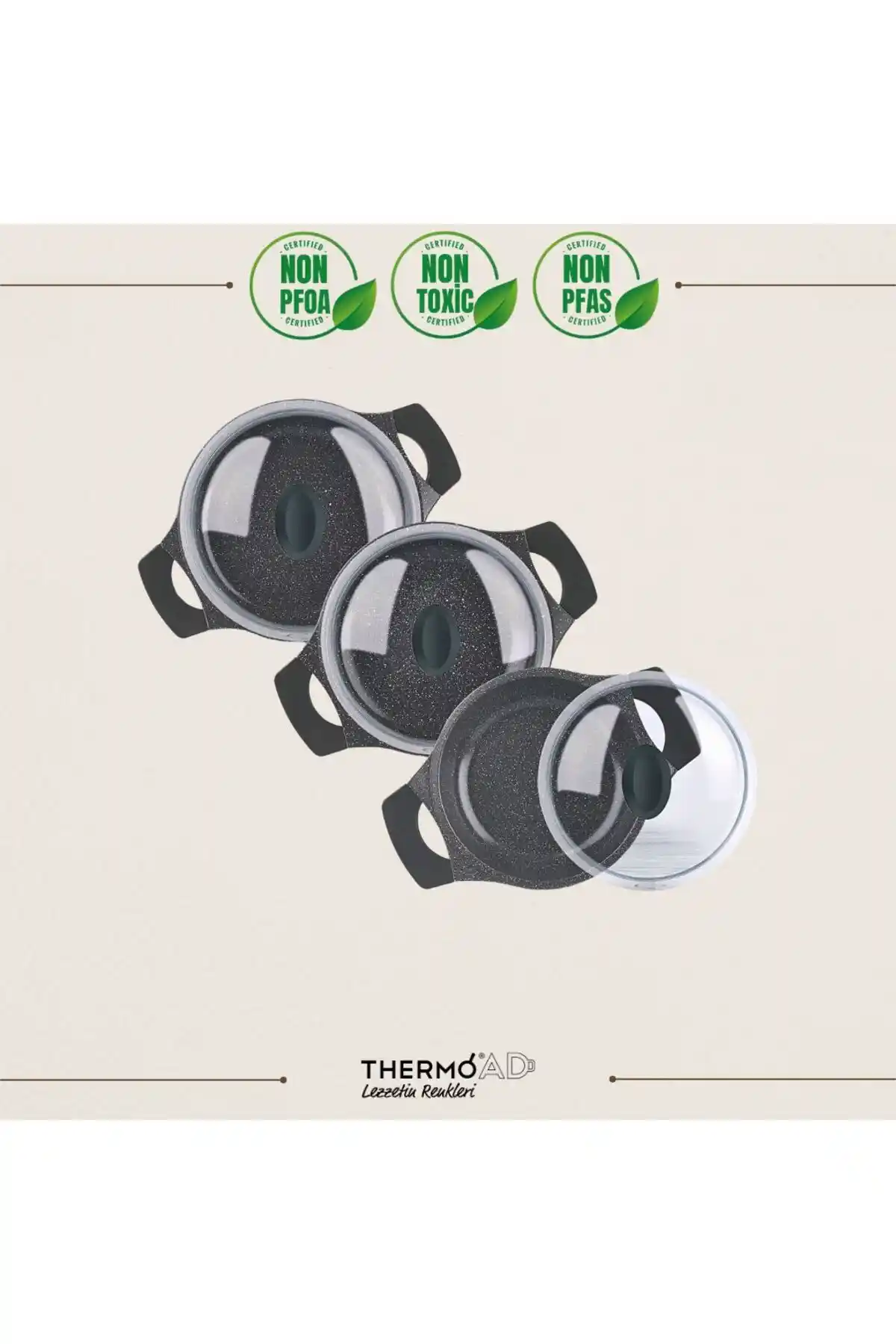 ThermoAD Graneu Serisi Sahan Seti: Şık ve Dayanıklı Mutfak Gereçleri