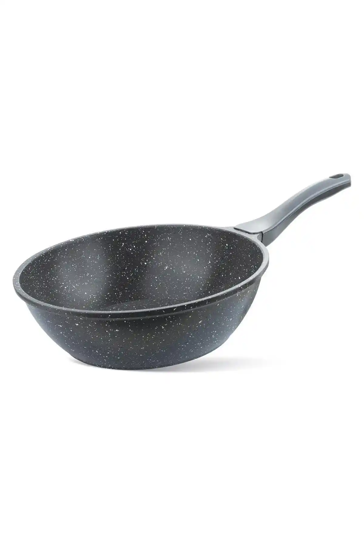 ThermoAD Granit Döküm 28 Cm Wok Tava Gri: Dayanıklı ve Kullanışlı Mutfak Gereci