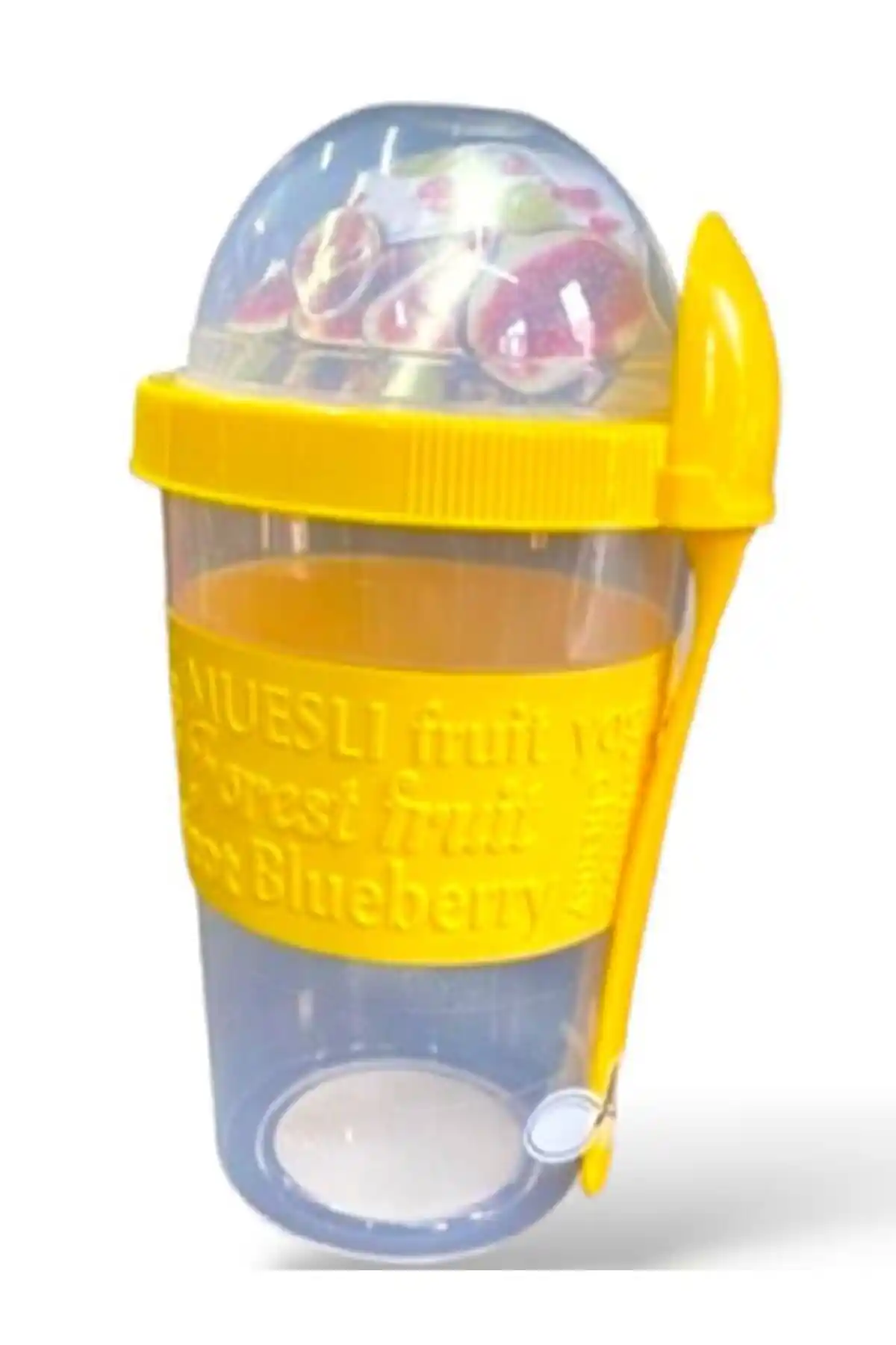 Titiz Take'n Go Pratik Taşınabilir Yoğurt ve Atıştırmalık Kabı 2 Parça, Sızdırmaz, Renkli