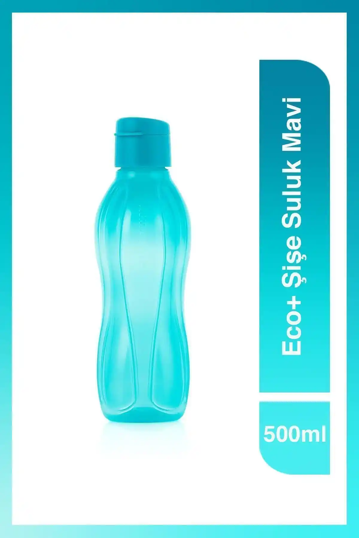 Tupperware Eco+ Şişe Suluk 500 ml Mavi - Sağlıklı ve Pratik İçecek Taşıma Çözümü