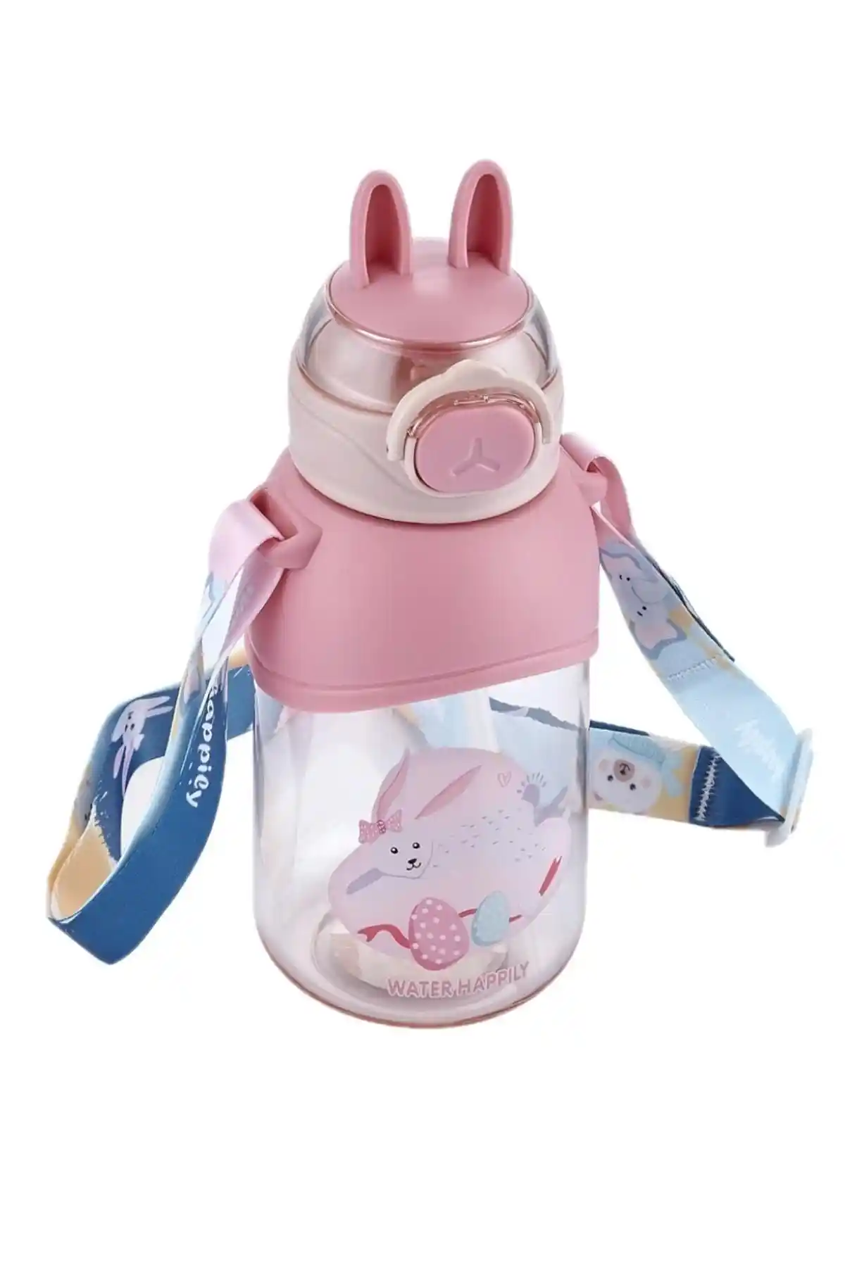 Vagonlife Çocuklar İçin Güvenli ve Şık 650 Ml Pipetli Su Matarası