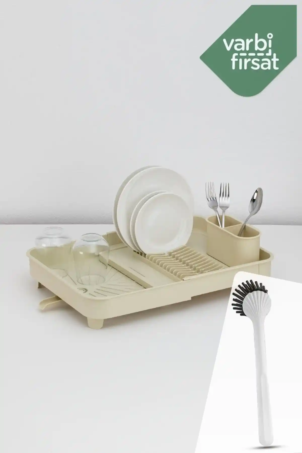 Varbifırsat Açılır Kapanır Sürgülü Bulaşık Tabaklığı ile Mutfakta Pratik ve Şık Düzen