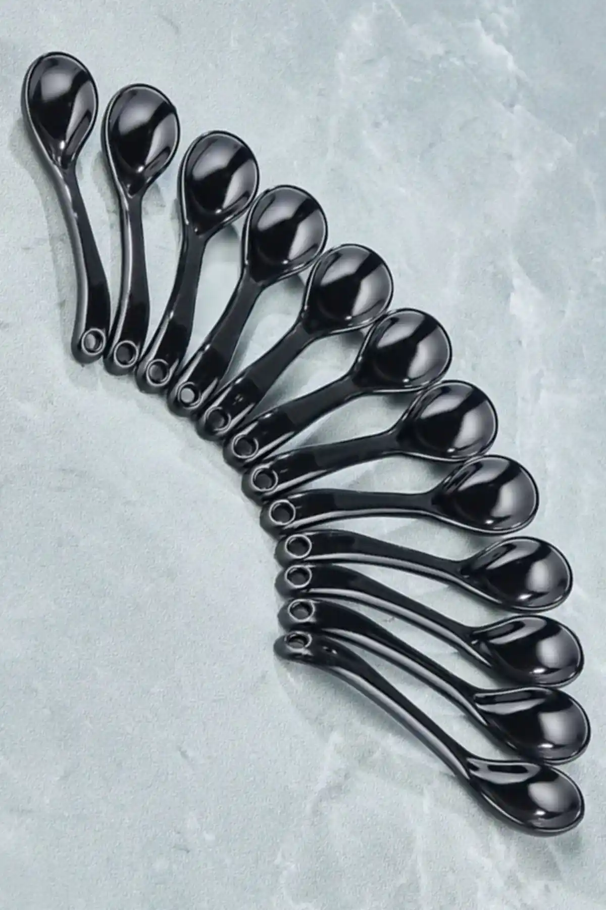 VIPGROSS 12 Parça Çok Amaçlı Akrilik Baharat Kaşığı Seti Güçlü ve Şık Tasarım