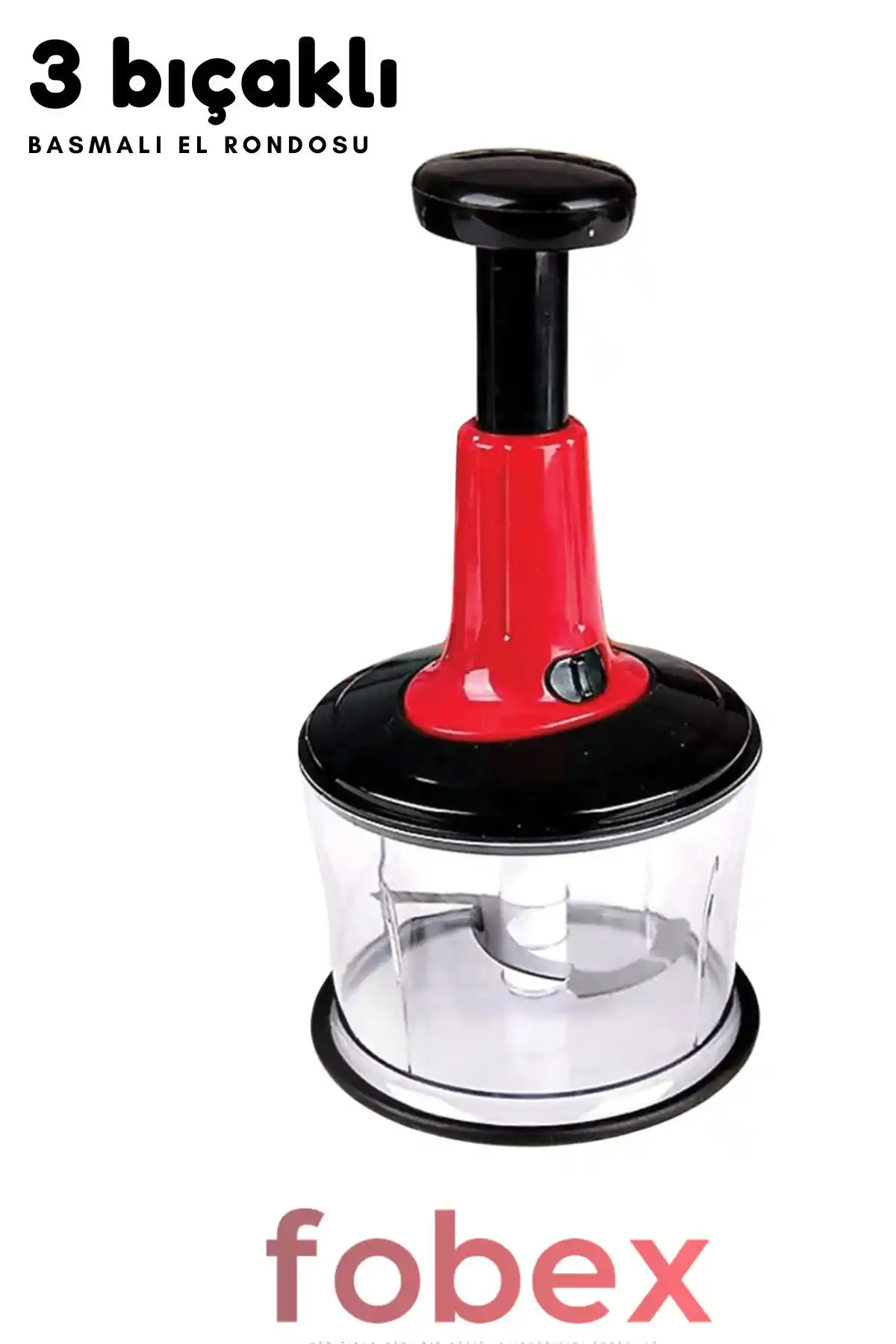 YAKUT Üstten Basmalı Pratik Doğrayıcı Rondo: Hızlı ve Güvenli Mutfak Çözümü