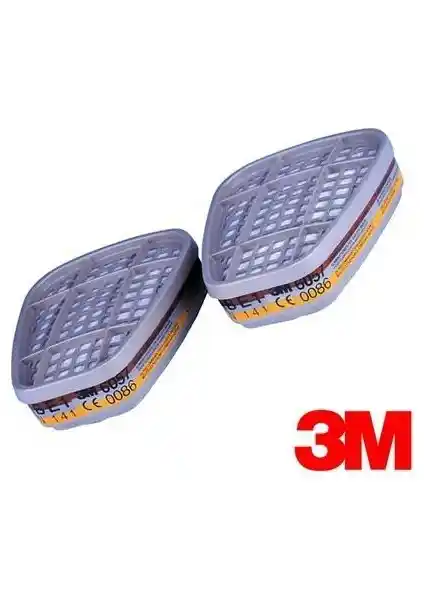3M 6057 Abe1 Organik ve İnorganik Asit Gaz Filtresi Endüstriyel Güvenlik ve Koruma Çözümleri
