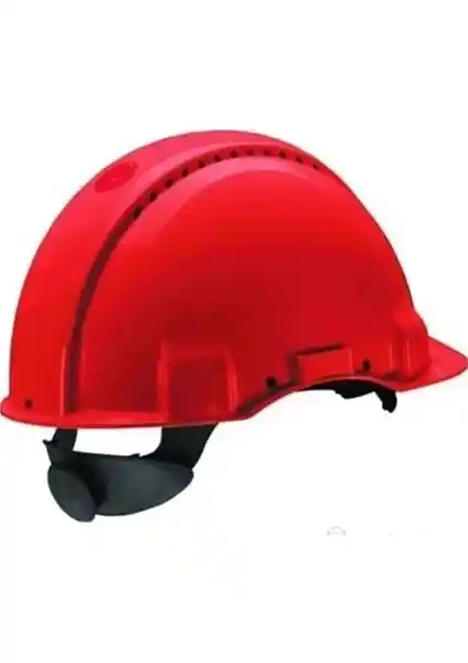 3M G3000 NUV RD Kırmızı Güvenlik Kaskı Endüstri ve İnşaat Güvenliği İçin Uygun