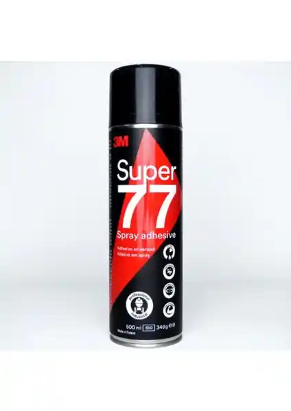 3M Sprey Yapıştırıcı 77 500 ml: Güçlü ve Çok Amaçlı Hızlı Yapışma Sağlayan Ürün