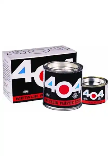 404 Metalize Çelik 100 Gr Güçlü ve Dayanıklı Metal Yapıştırıcı Ürünü
