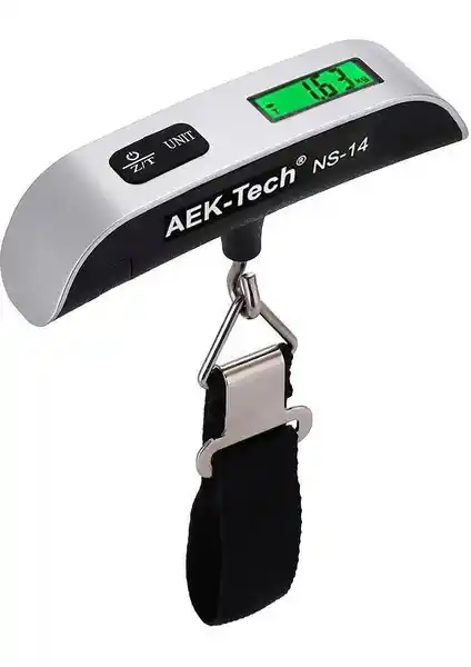 Aek-Tech 50 kg Kapasiteli Hafif ve Taşınabilir Askılı El Bagaj Tartısı Özellikleri ve Kullanım Alanları