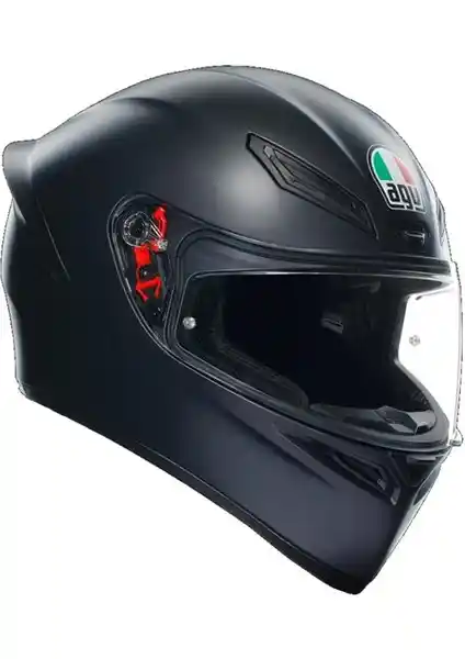 AGV K1 S Mono Mat Siyah Motosiklet Kaskı Güvenlik ve Performans Odaklı Tasarım