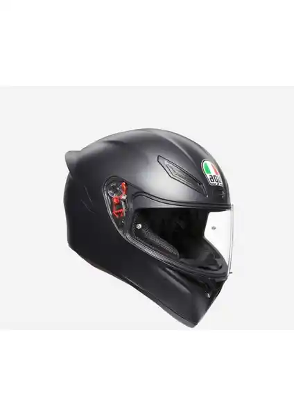 AGV K1 Solid Mat Siyah Kapalı Kask: Güvenlik ve Konfor Sunan Modern Tasarım