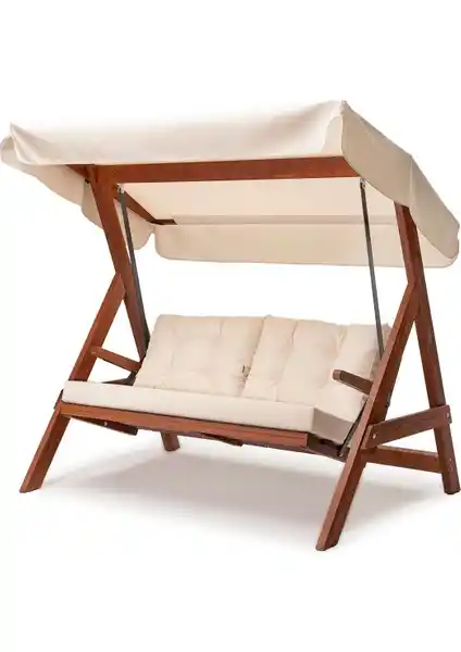 Aida Swings Paris 2000 Krem Ahşap Dış Mekan Salıncağı Özellikleri ve Kullanım Avantajları