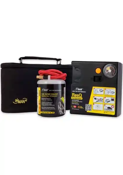 Airman ResQ Kompresör ve Lastik Tamir Kiti ile Yolda Güvenliğinizi Artırın