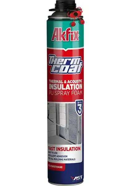 Akfix Thermcoat Termal ve Akustik Yalıtım Köpüğü: Çok Yönlü İzolasyon Çözümü ve Uygulama İpuçları