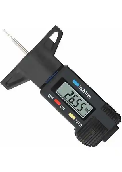 Alvepa Dijital LCD Lastik Derinlik Ölçer: Güvenilir ve Hassas Lastik Kontrol Aracı