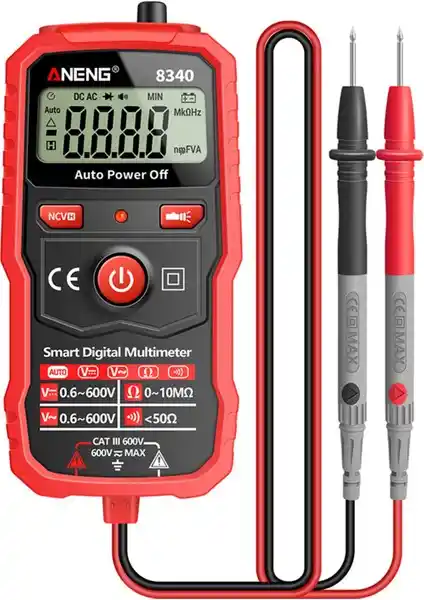 Aneng 8340 Akıllı Dijital Multimetre Elektrik Testleri için Güvenilir ve Çok Yönlü Ölçüm Cihazı